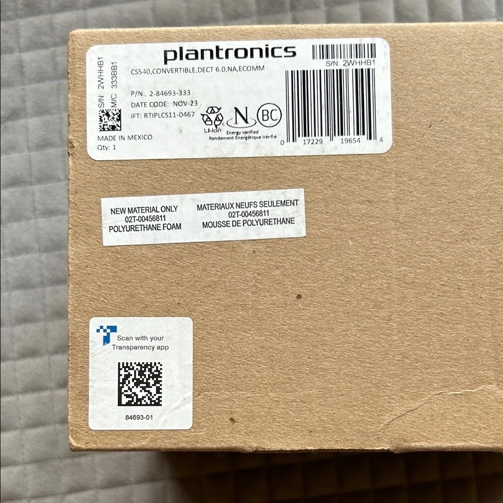 Poly Black Wireless Headset